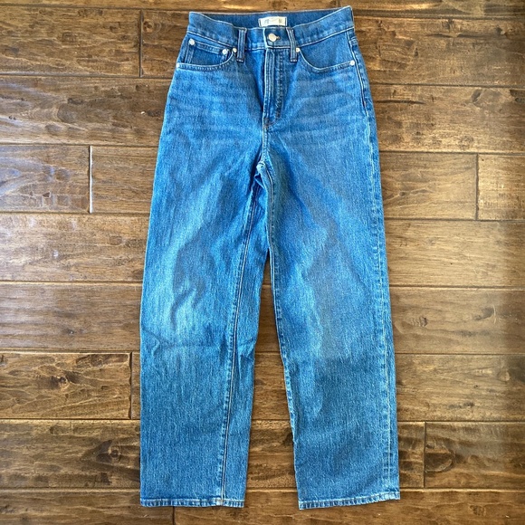 Madewell Denim - Madewell The Perfect Vintage Wide-Leg Jean in Medium Wash Women’s Size 25